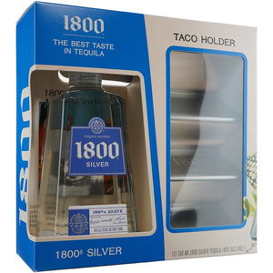 1800 Silver W/Taco Holder