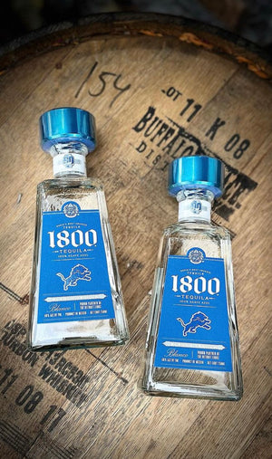 1800 silver tequila NFL DETROIT LIONS EDITION 90th ANNIVERSARY